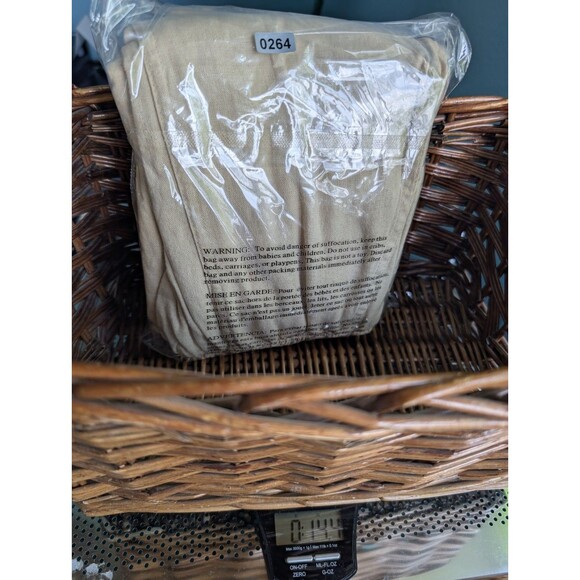 Universal Thread XS Beige Smocked Linen Jumpsuit Wide Leg Cream Tan Sleeveless - Picture 10 of 10